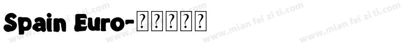 Spain Euro字体转换